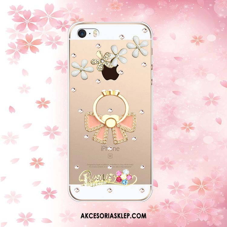 Futerał iPhone Se Anti-fall Złoto Ochraniacz Ring Rhinestone Pokrowce Sprzedam