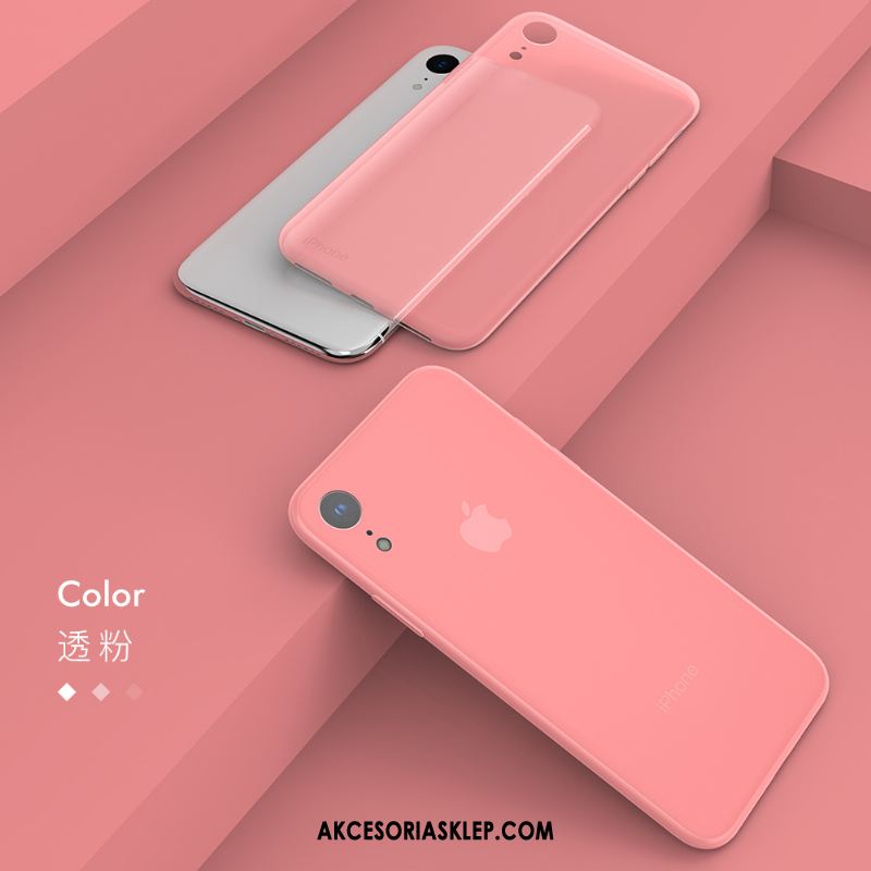 Futerał iPhone Xr Modna Marka Telefon Komórkowy Nubuku Jednolity Kolor Proste Etui Online