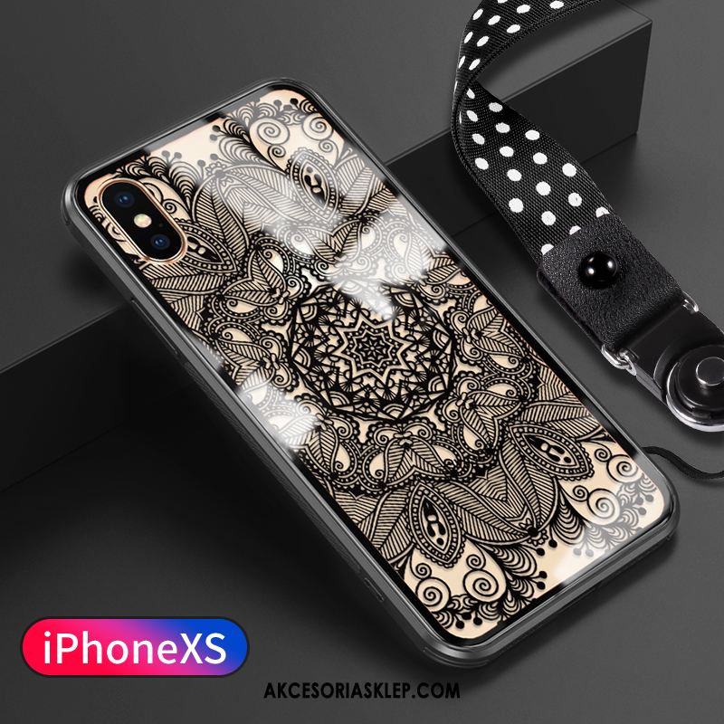 Futerał iPhone Xs Koronka Wiszące Ozdoby Modna Marka Europa Szkło Obudowa Tanie