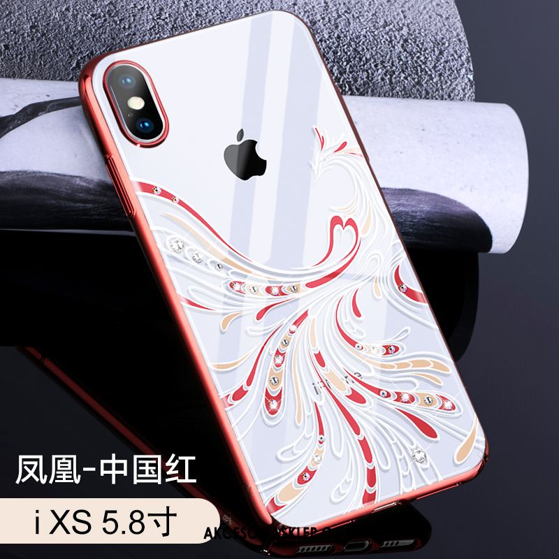 Futerał iPhone Xs Luksusowy Rhinestone All Inclusive Telefon Komórkowy Nowy Etui Tanie