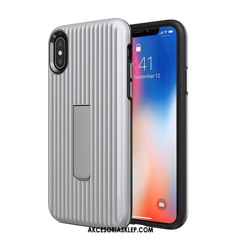 Futerał iPhone Xs Max Anti-fall Wspornik Silikonowe All Inclusive Miękki Pokrowce Sklep