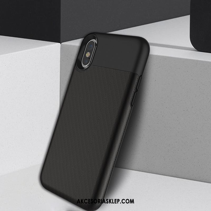 Futerał iPhone Xs Max Czarny Silikonowe Nowy Kreatywne Proste Pokrowce Sklep