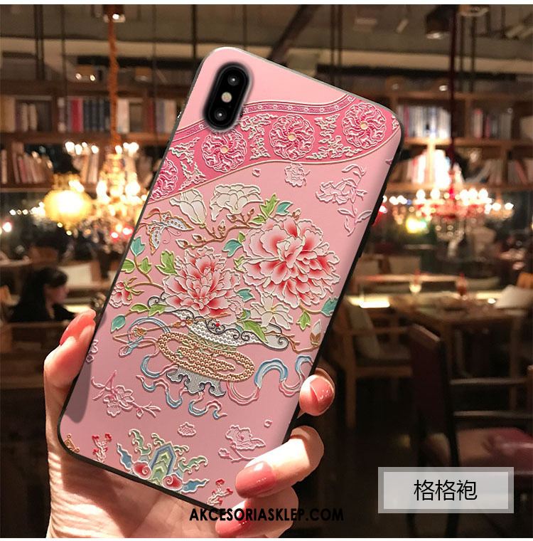 Futerał iPhone Xs Max Sakura Chiński Styl Wiatr Telefon Komórkowy Pałac Obudowa Na Sprzedaż