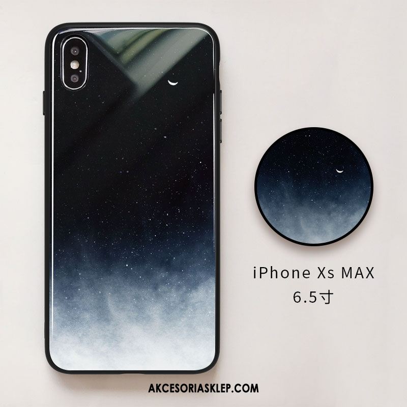 Futerał iPhone Xs Max Silikonowe Ochraniacz Szkło Cienkie Modna Marka Obudowa Oferta