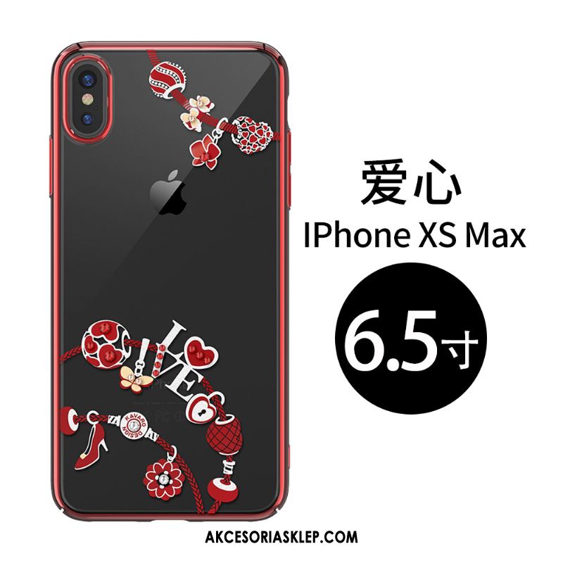 Futerał iPhone Xs Max Telefon Komórkowy Czerwony Luksusowy Nowy Kreatywne Etui Tanie