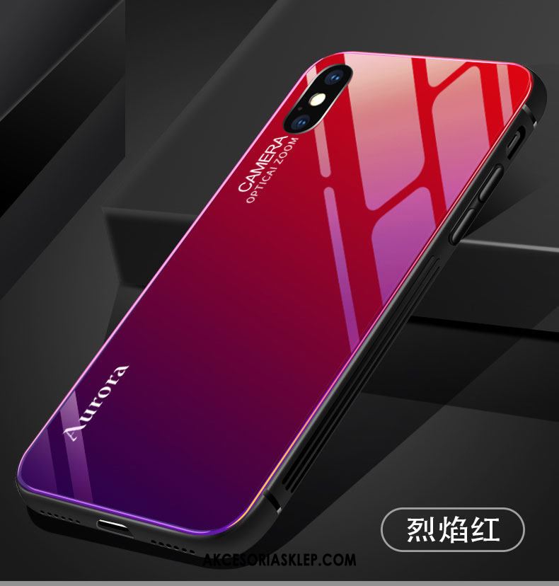 Futerał iPhone Xs Max Wysoki Koniec Modna Marka Zakochani Anti-fall Purpurowy Pokrowce Tanie