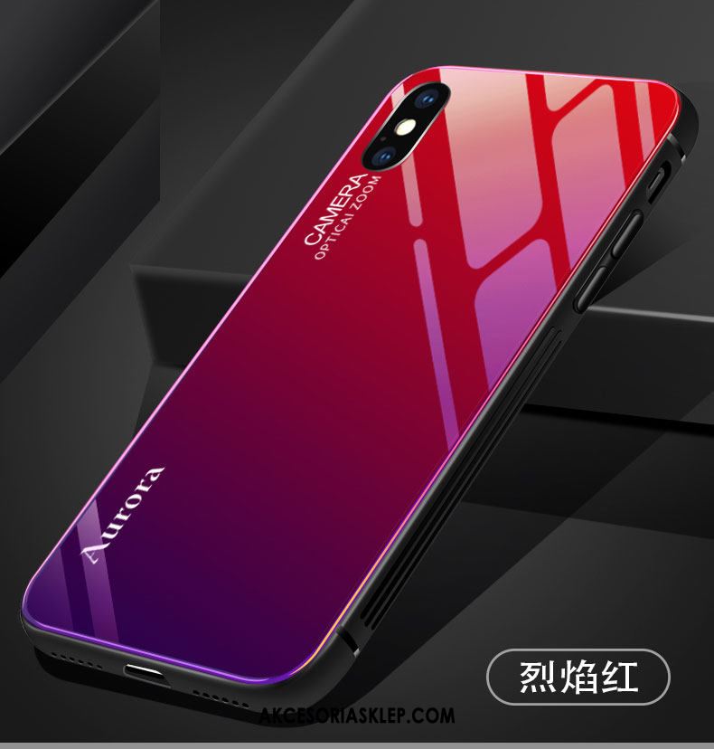 Futerał iPhone Xs Max Wysoki Koniec Modna Marka Zakochani Anti-fall Purpurowy Pokrowce Tanie