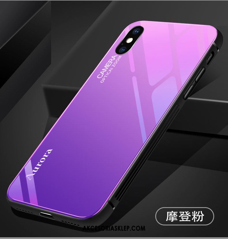 Futerał iPhone Xs Max Wysoki Koniec Modna Marka Zakochani Anti-fall Purpurowy Pokrowce Tanie