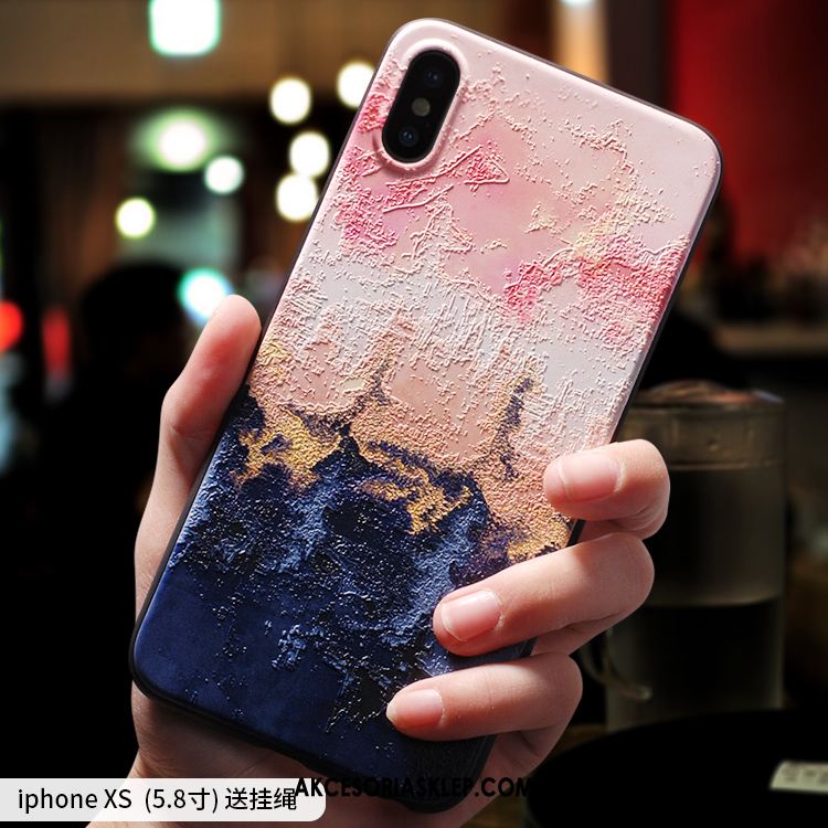 Futerał iPhone Xs Niebieski Telefon Komórkowy Miękki Ochraniacz Nowy Obudowa Na Sprzedaż