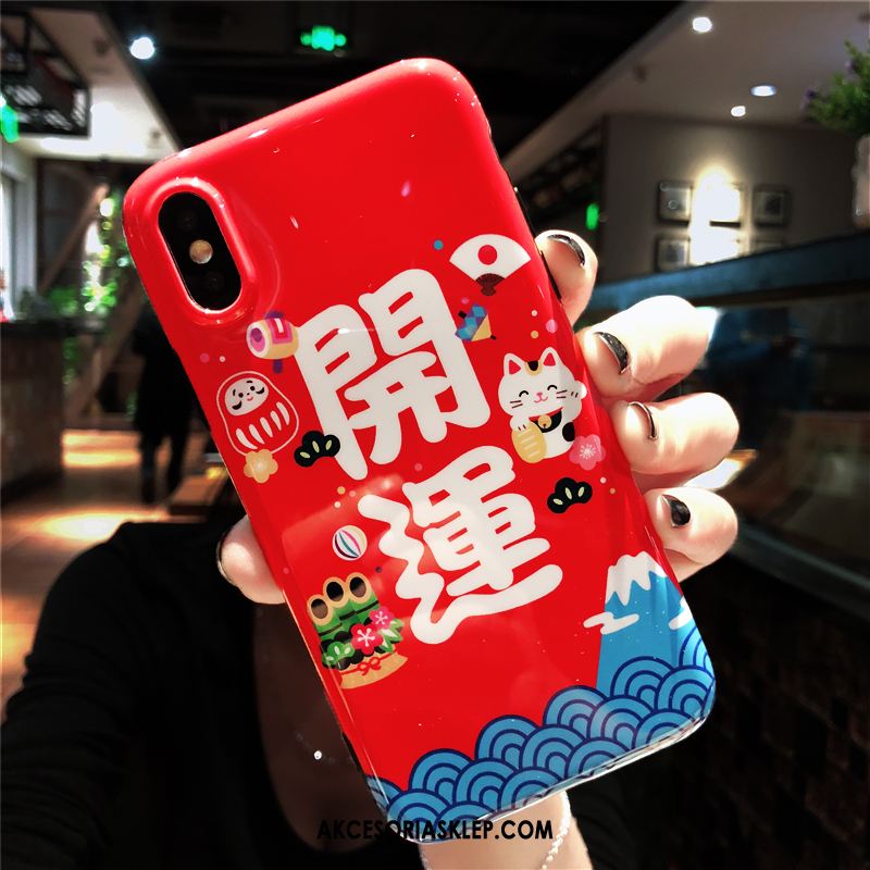 Futerał iPhone Xs Nowy Chiński Styl All Inclusive Bogactwo Zakochani Obudowa Tanie