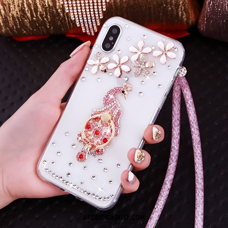 Futerał iPhone Xs Wisząca Szyja Ochraniacz Rhinestone Anti-fall Wspornik Kup