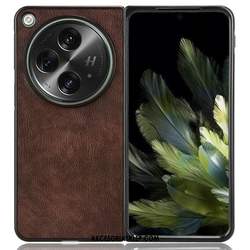 Futerały Oneplus Open Etui Na Telefon Litchi Powierzchniowe
