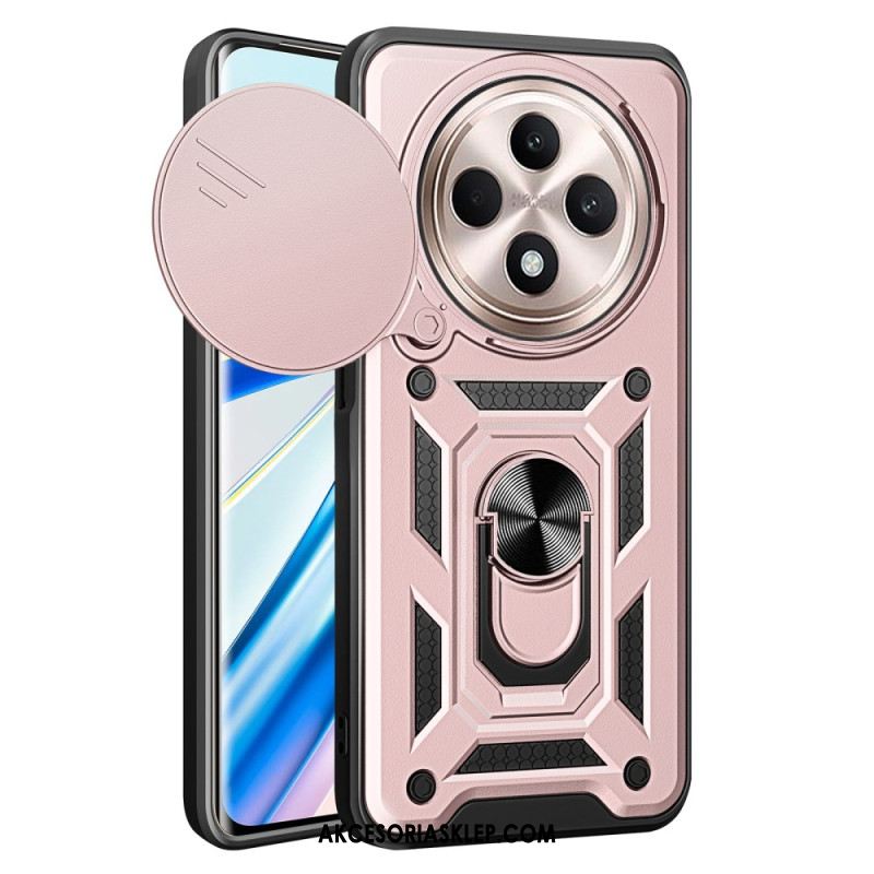 Futerały Oppo Reno 12f 5g Etui Na Telefon Pierścień Podtrzymujący I Przesuwana Ochrona Kamery