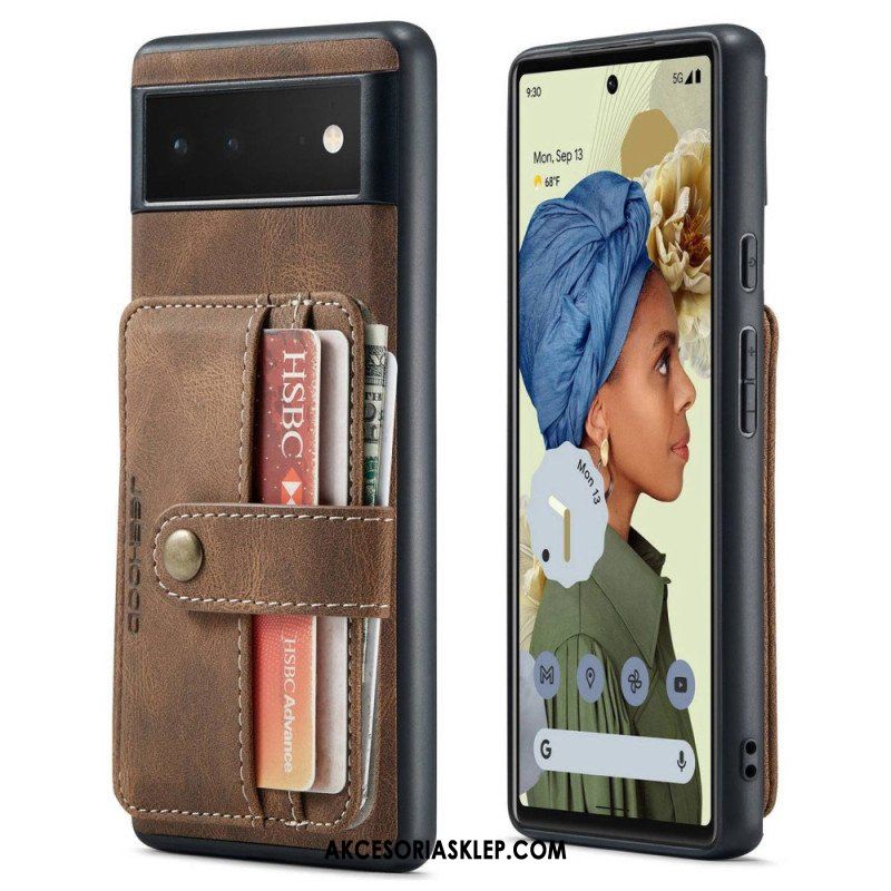 Futerały do Google Pixel 7 Portfel Odpinany Portfel Jeehood Rfid