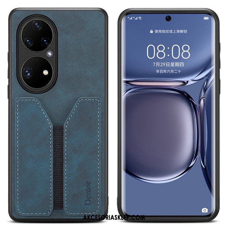 Futerały do Huawei P50 Pro Elastyczne Etui Na Karty Denior