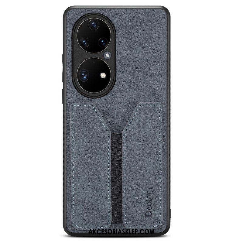 Futerały do Huawei P50 Pro Elastyczne Etui Na Karty Denior