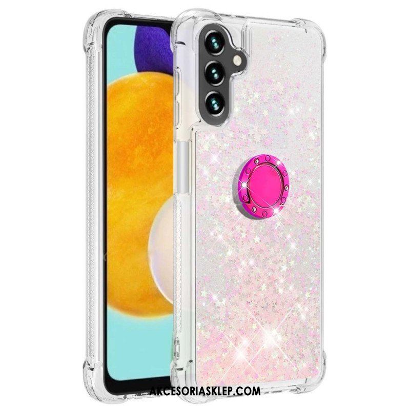 Futerały do Samsung Galaxy A54 5G Cekiny Z Podparciem Pierścienia