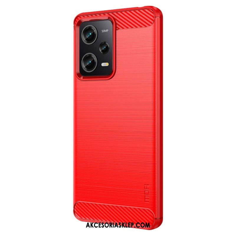 Futerały do Xiaomi Redmi Note 12 Pro Szczotkowane Włókno Węglowe Mofi