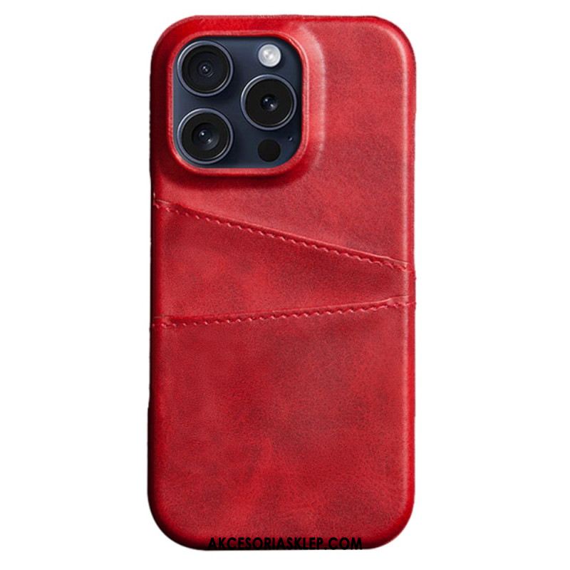 Futerały iPhone 16 Pro Etui Na Telefon Podwójne Etui Na Karty