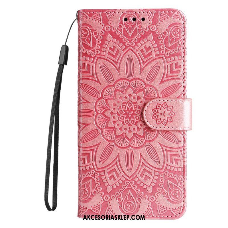 Obudowa Etui Na Telefon do Honor Magic 5 Lite Mandala Sun Ze Smyczą