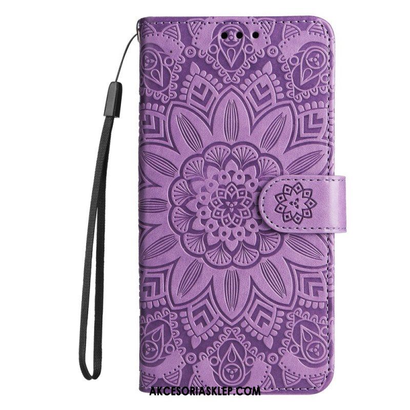 Obudowa Etui Na Telefon do Honor Magic 5 Lite Mandala Sun Ze Smyczą