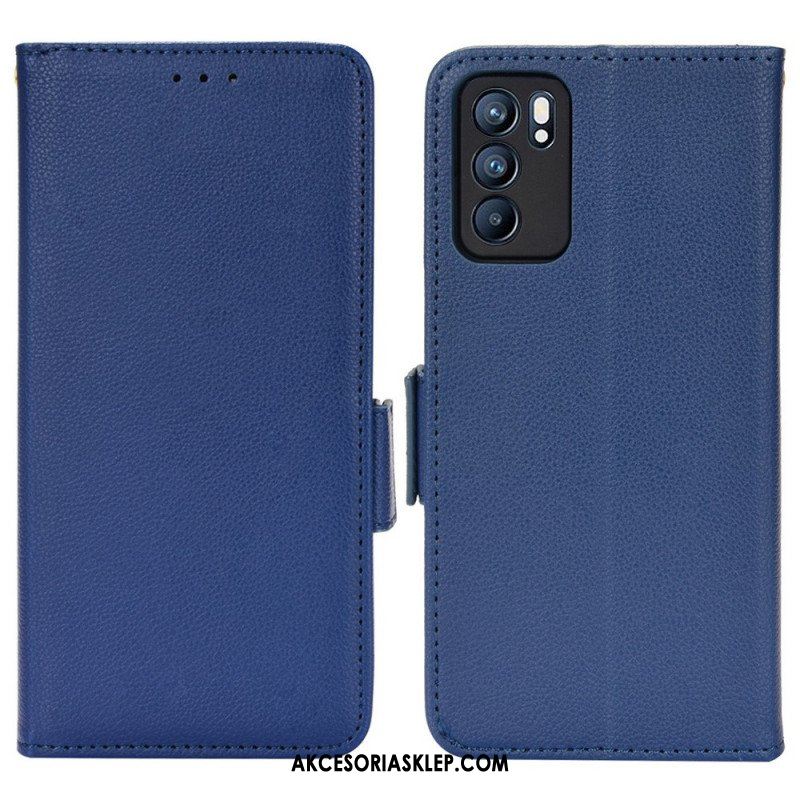 Obudowa Etui Na Telefon do Oppo Reno 6 5G Etui Folio Flap Double Nowe Kolory