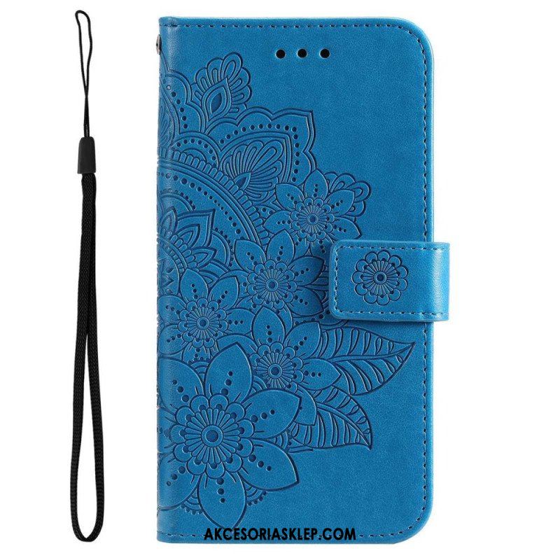 Obudowa Etui Na Telefon do Poco M4 5G z Łańcuch Paskowata Mandala