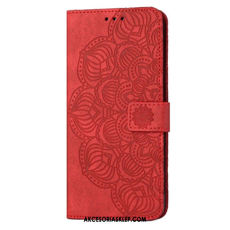 Obudowa Etui Na Telefon do Samsung Galaxy S23 5G z Łańcuch Paskowata Mandala