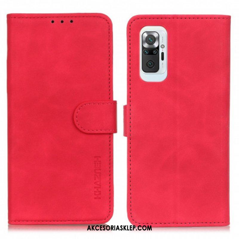 Obudowa Etui Na Telefon do Xiaomi Redmi Note 10 Pro Khazneh Efekt Skóry W Stylu Vintage