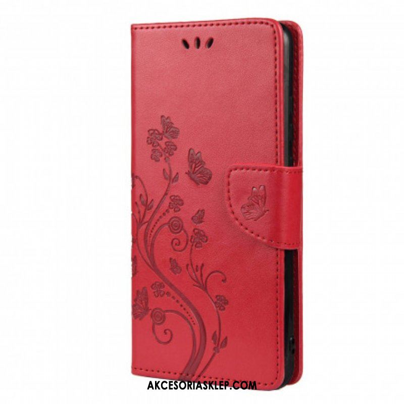 Obudowa Etui Na Telefon do Xiaomi Redmi Note 10 Pro Motyle I Kwiaty