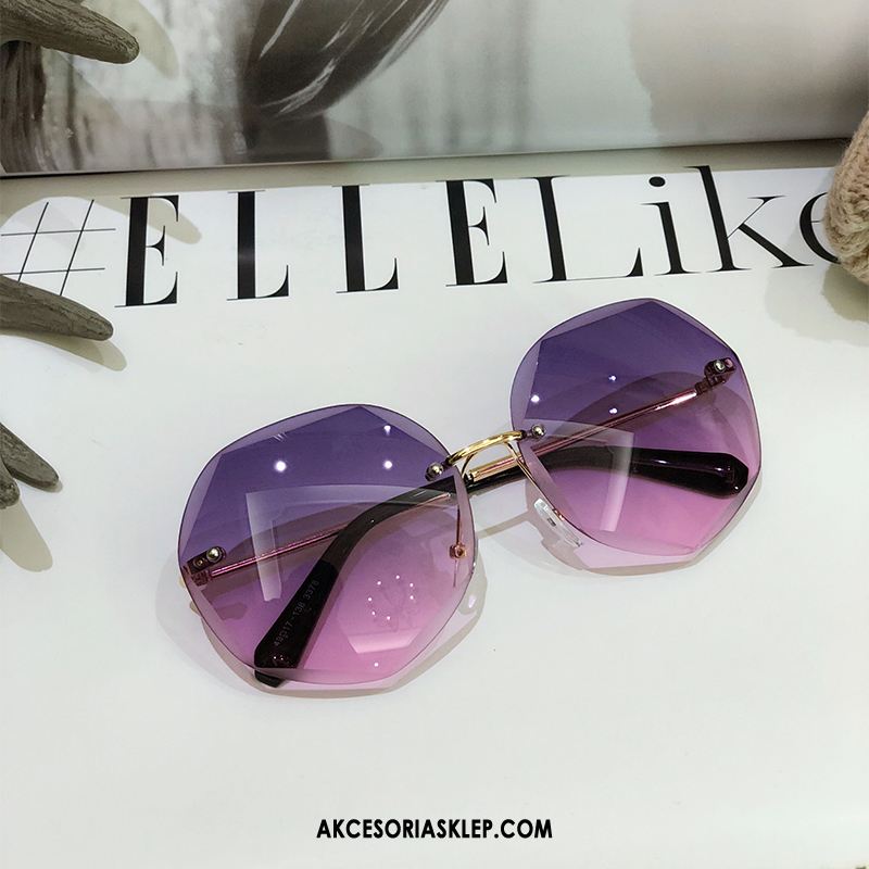 Okulary Przeciwsłoneczne Damskie Nowy Kolor Gradientu Plażowe Purpurowy Siatkowe Sklep