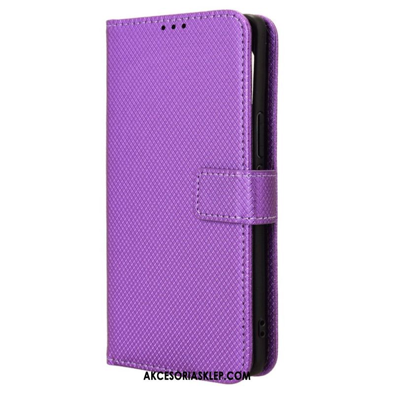 Skórzany Futerał Sony Xperia 1 Vi Etui Na Telefon Punkty Za Pasek