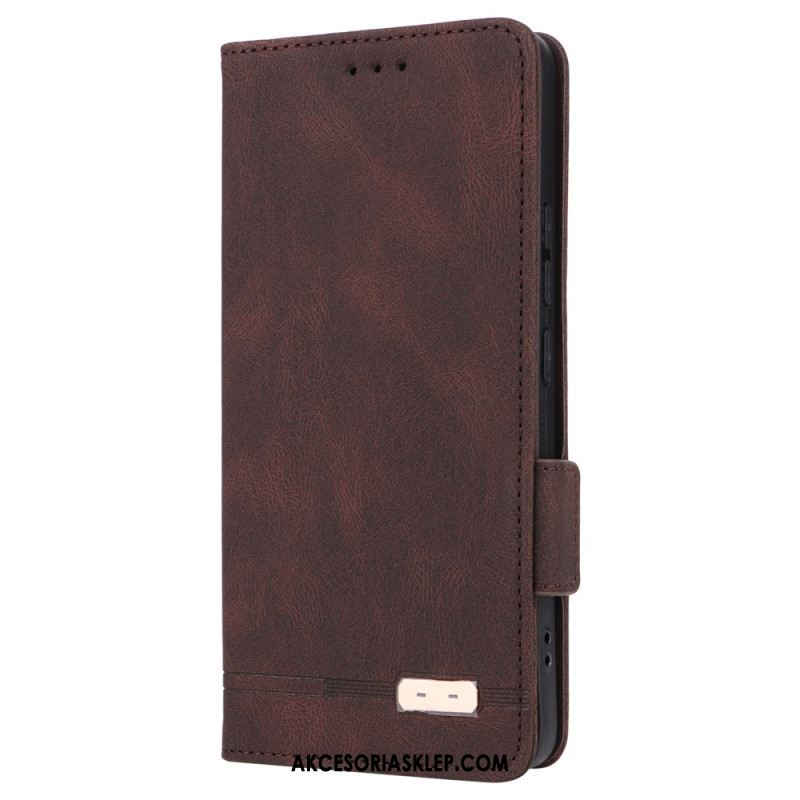 Skórzany Futerał Xiaomi Redmi Note 13 Pro Plus 5g Etui Na Telefon Styl Retro