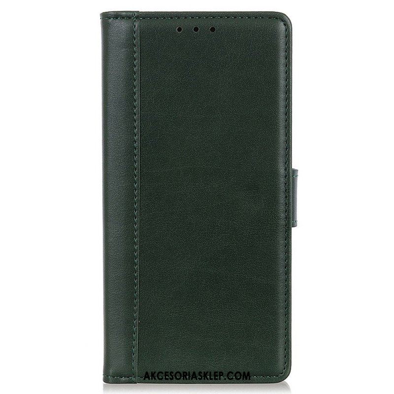 Skórzany Futerał do Samsung Galaxy M23 5G Stylizacja Skóry