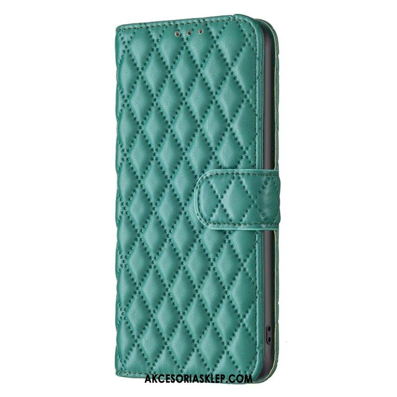 Skórzany Futerał do Xiaomi 12T / 12T Pro Kolorystyka Binfen Pikowana