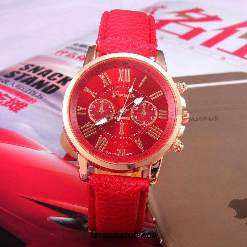 Zegarek Damskie Moda Zegarek Kwarcowy Różowe Złoto Damska Trójwymiarowy Tanie