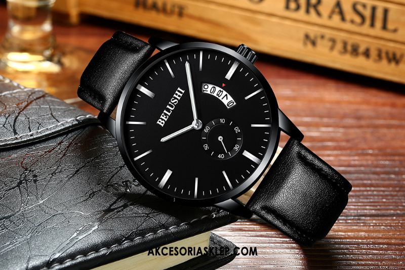 Zegarek Męskie Trendy Męska Zegarek Na Rękę Casual Wodoodporny Tanie