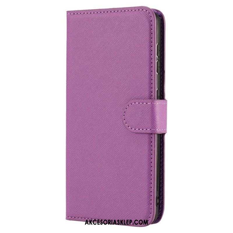 Etui Etui Folio do Samsung Galaxy S22 5G Teksturowane Z Możliwością Odpięcia