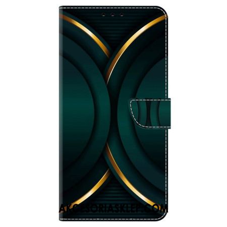 Etui Folio Do Samsung Galaxy A55 5g Złoty Kontur