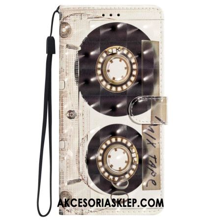 Etui Folio Do iPhone 16 Plus Kaseta Na Smycze