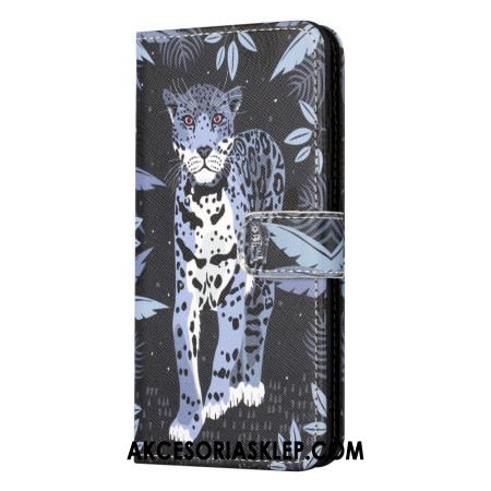 Etui Folio Samsung Galaxy S24 Fe Pasek W Panterkę