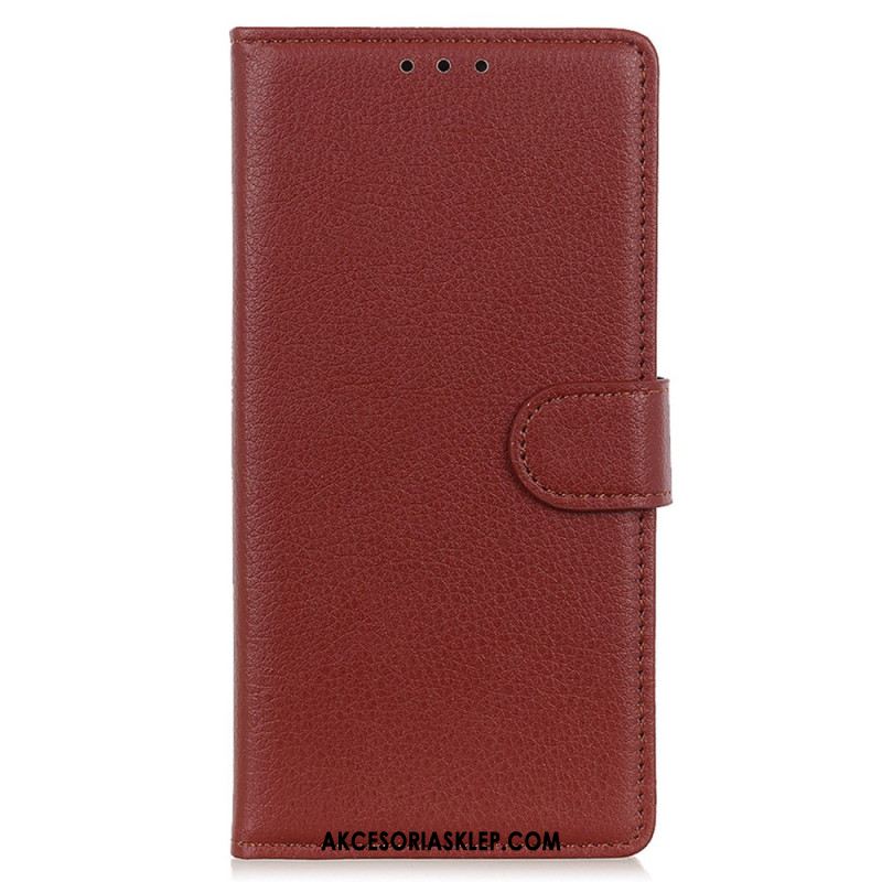 Etui Folio Sony Xperia 10 Vi Tradycyjna Imitacja Serca Etui Ochronne