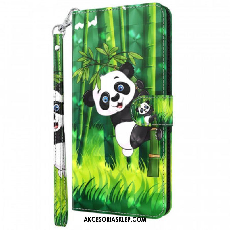 Etui Folio do Moto G71 5G Panda I Bambus