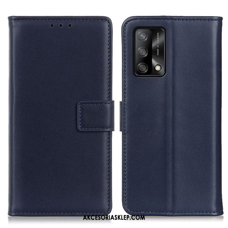 Etui Folio do Oppo A74 4G Zwykła Sztuczna Skóra