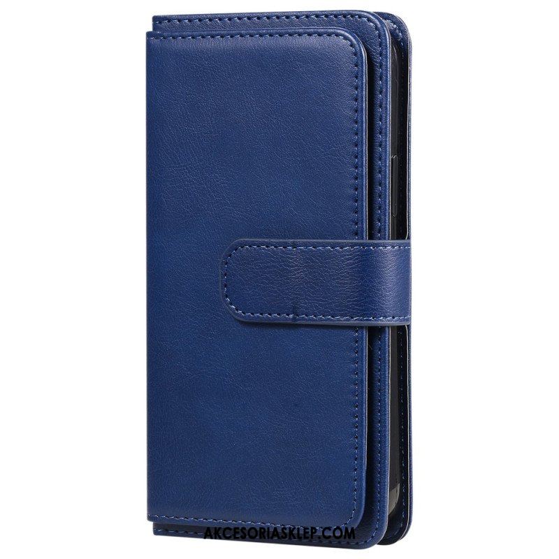 Etui Folio do Oppo A94 5G Etui Na Karty Ze Sztucznej Skóry