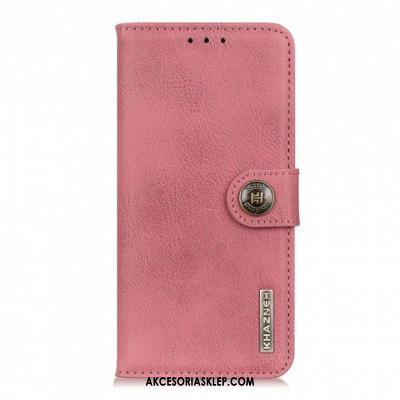 Etui Folio do Oppo A94 5G Imitacja Skóry Khazneh