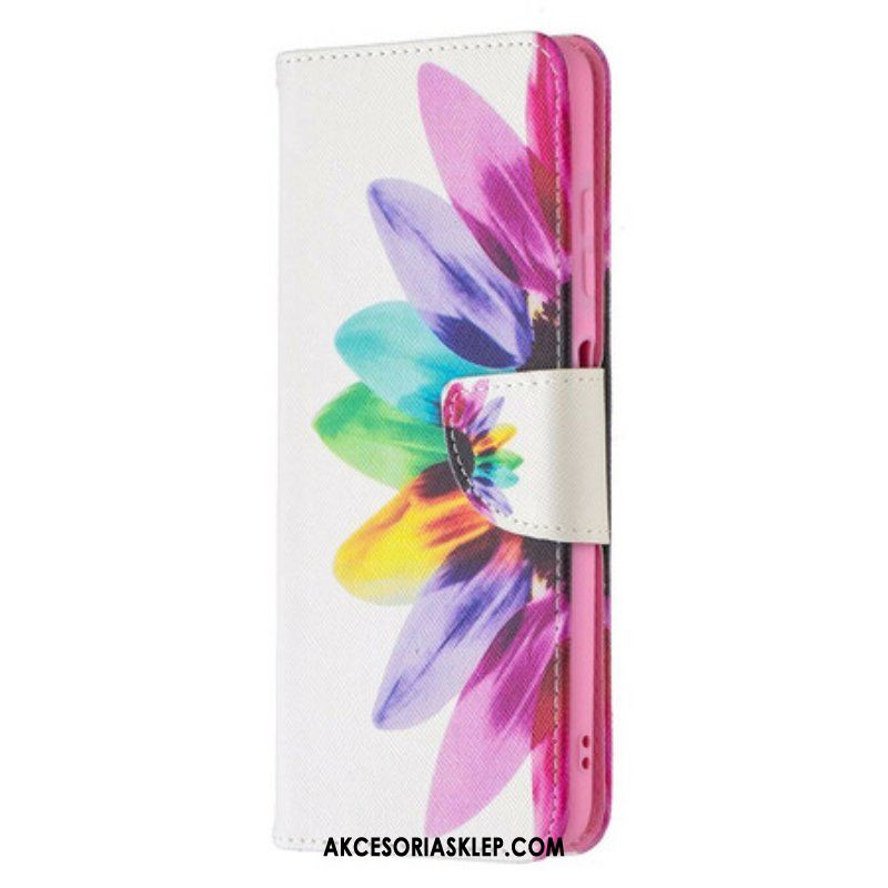 Etui Folio do Poco X3 / X3 Pro / X3 NFC Akwarela Kwiat