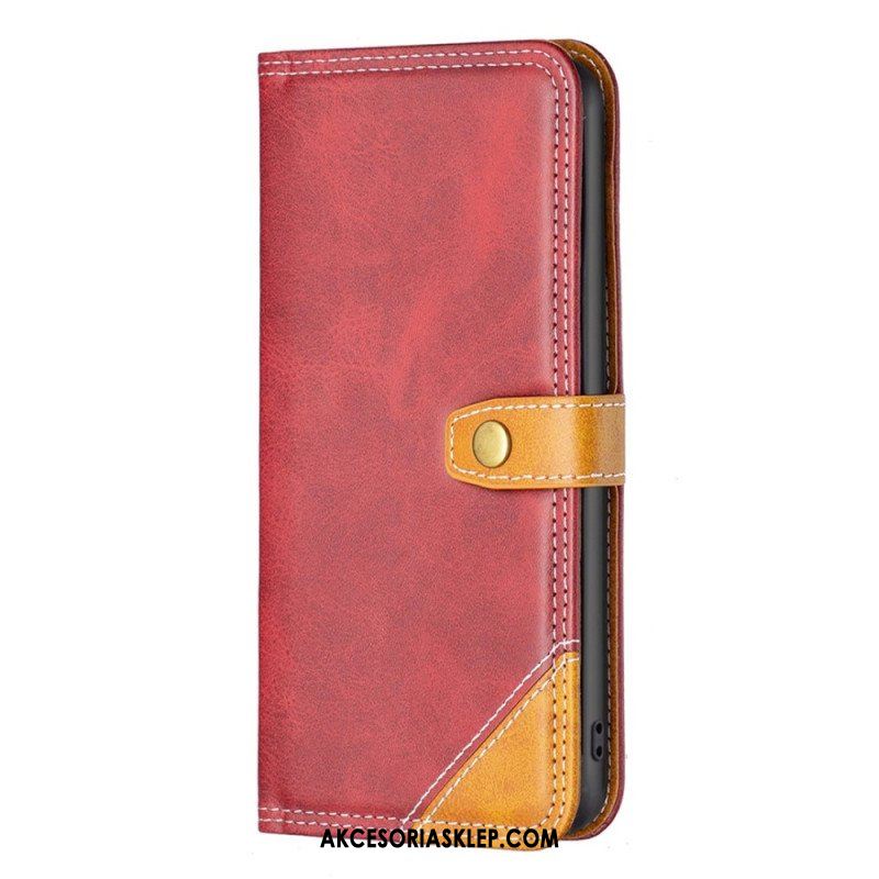 Etui Folio do Realme C35 Dwukolorowy Kolor Binfen