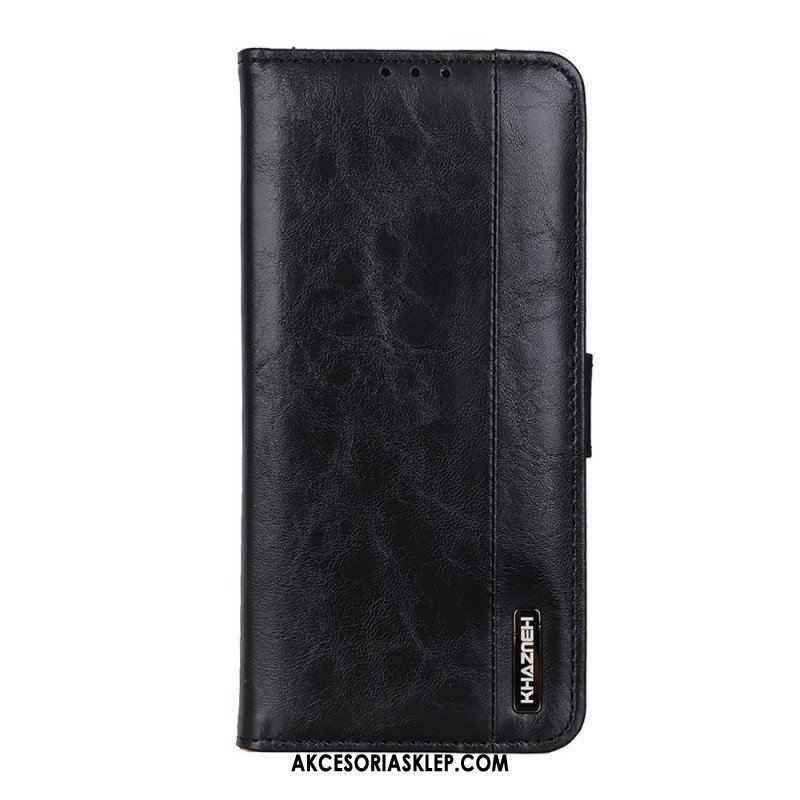 Etui Folio do Samsung Galaxy A13 5G / A04s Khazneh Elegancki Skórzany Styl