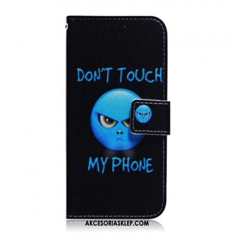 Etui Folio do Samsung Galaxy A13 5G / A04s Telefon Z Emotikonami